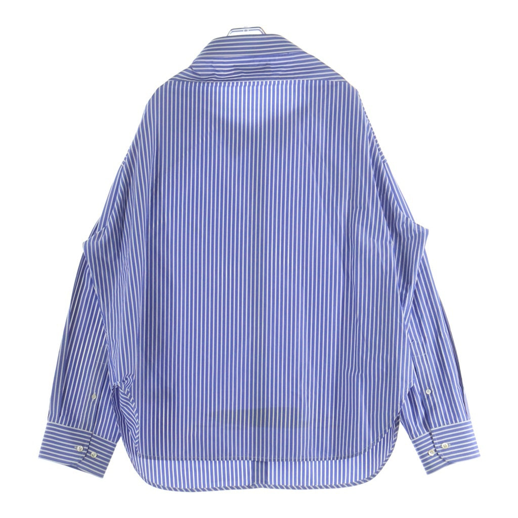 BALENCIAGA(バレンシアガ) ストライプシャツ ブルー #34 470555