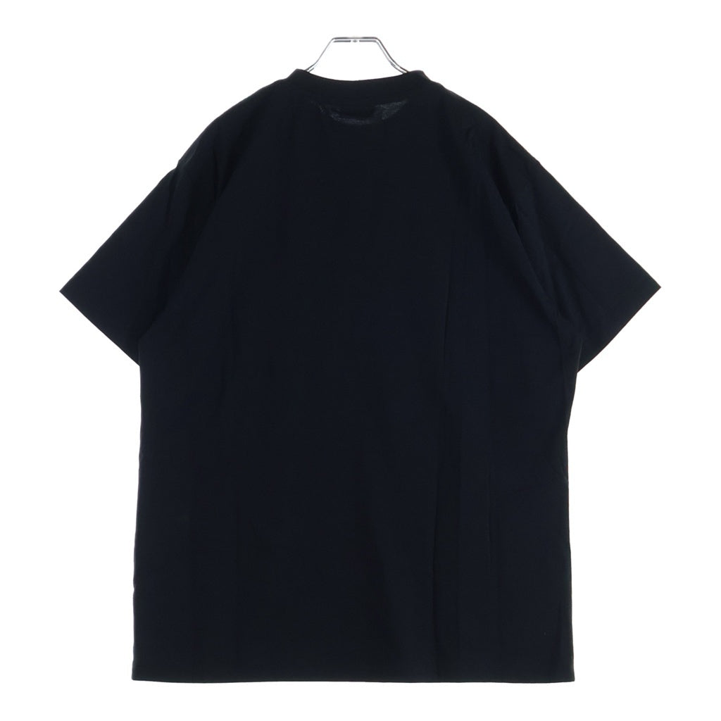 CELINE(セリーヌ) トリオンフ刺繍 半袖Tシャツ ブラック #L