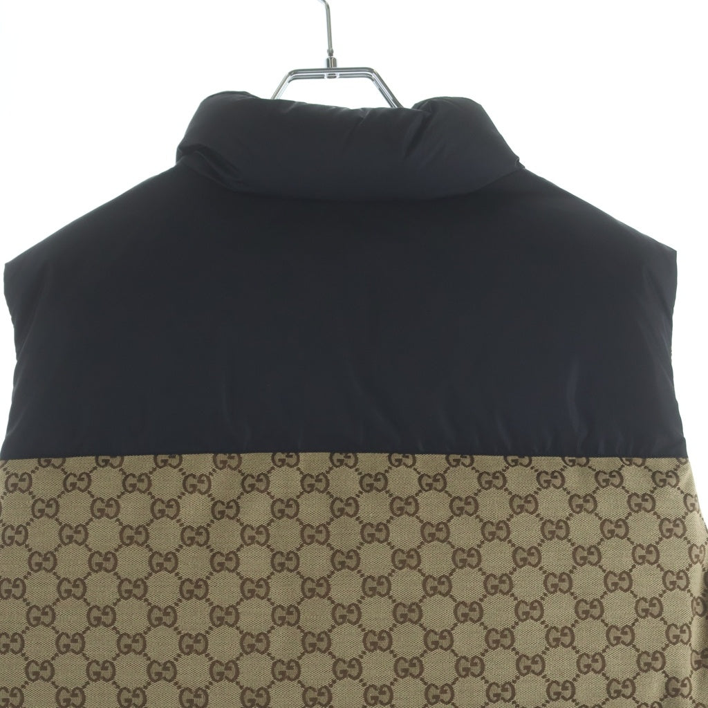 GUCCI(グッチ) GGコットンキャンバスダウンベスト ベージュ #36 774910