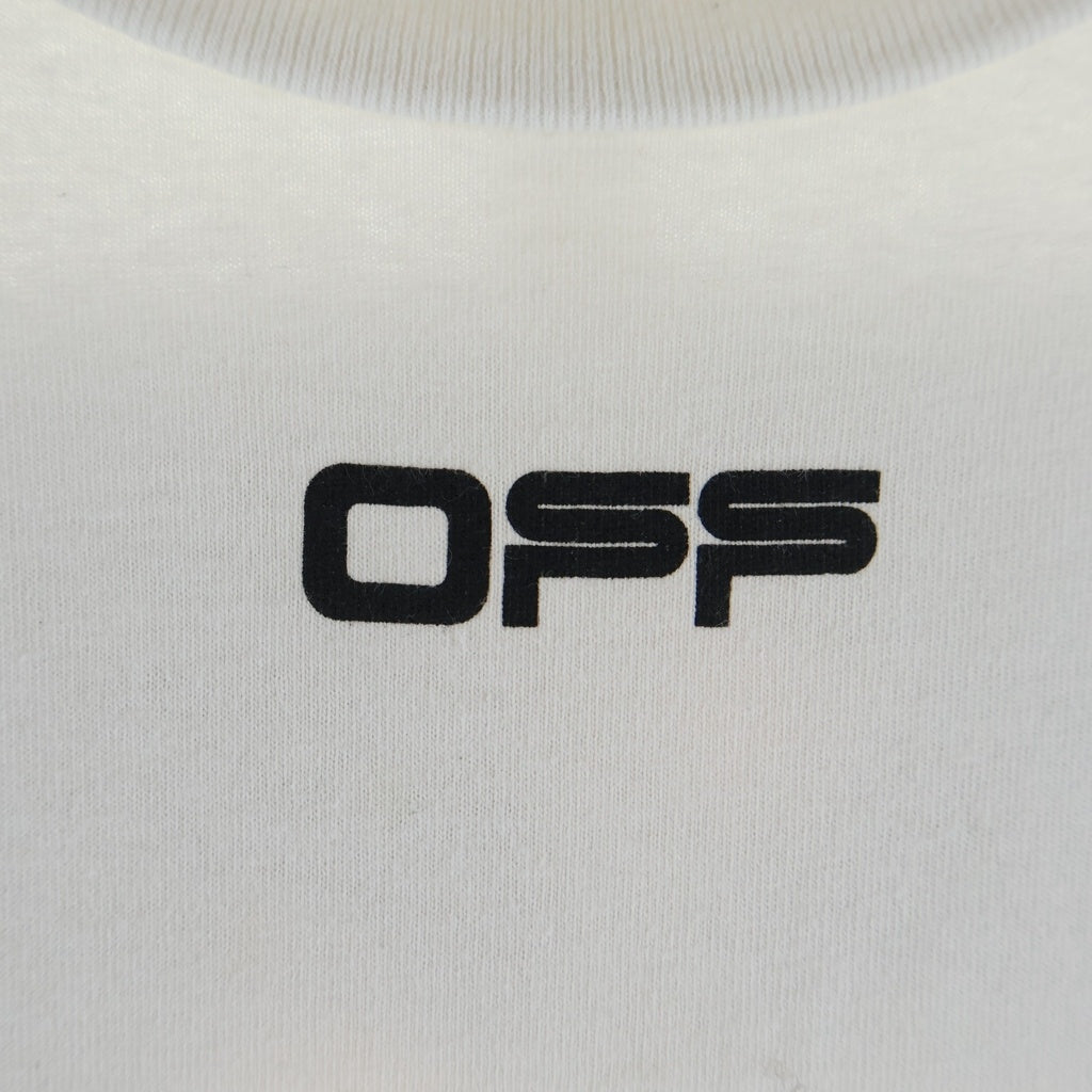 OFF-WHITE(オフホワイト) 20SS CARAVAGGIO ARROW S/S SLIM TEE カラヴァッジオ アロープリント 半袖Tシャツ カットソー ホワイト OMAA027S20185004 レディース