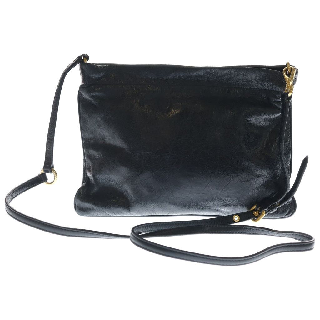 miumiu(ミュウミュウ) ショルダーバッグ ミニバッグ ブラック レザー ゴールド金具 レディース