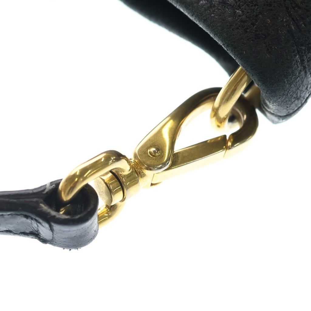 miumiu(ミュウミュウ) ショルダーバッグ ミニバッグ ブラック レザー ゴールド金具 レディース