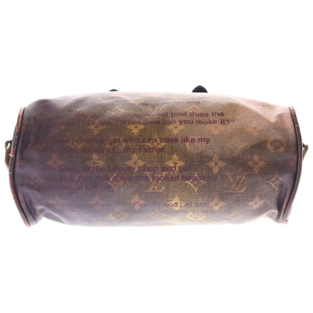 LOUIS VUITTON(ルイヴィトン) モノグラム・ジョークス グラディエート ハンドバッグ ピンク×レッド レザー M95739 ゴールド金具 レディース