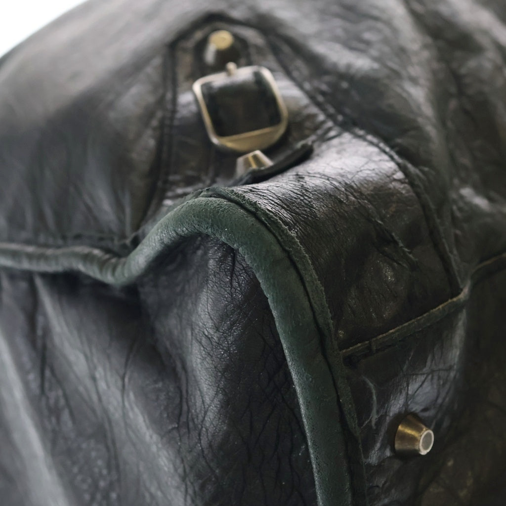 BALENCIAGA(バレンシアガ) ザ ワーク ハンドバッグ ブラック レザー 156541 シルバー金具 レディース