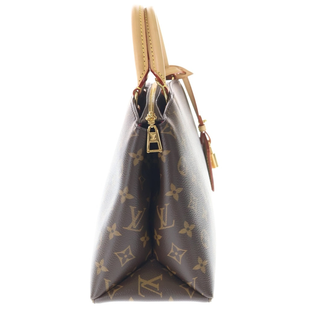 LOUIS VUITTON(ルイヴィトン) モノグラム プティ・パレPM 2WAYバッグ ハンドバッグ ショルダーバッグ ブラウン レザー×PVC M45900 ゴールド金具 レディース