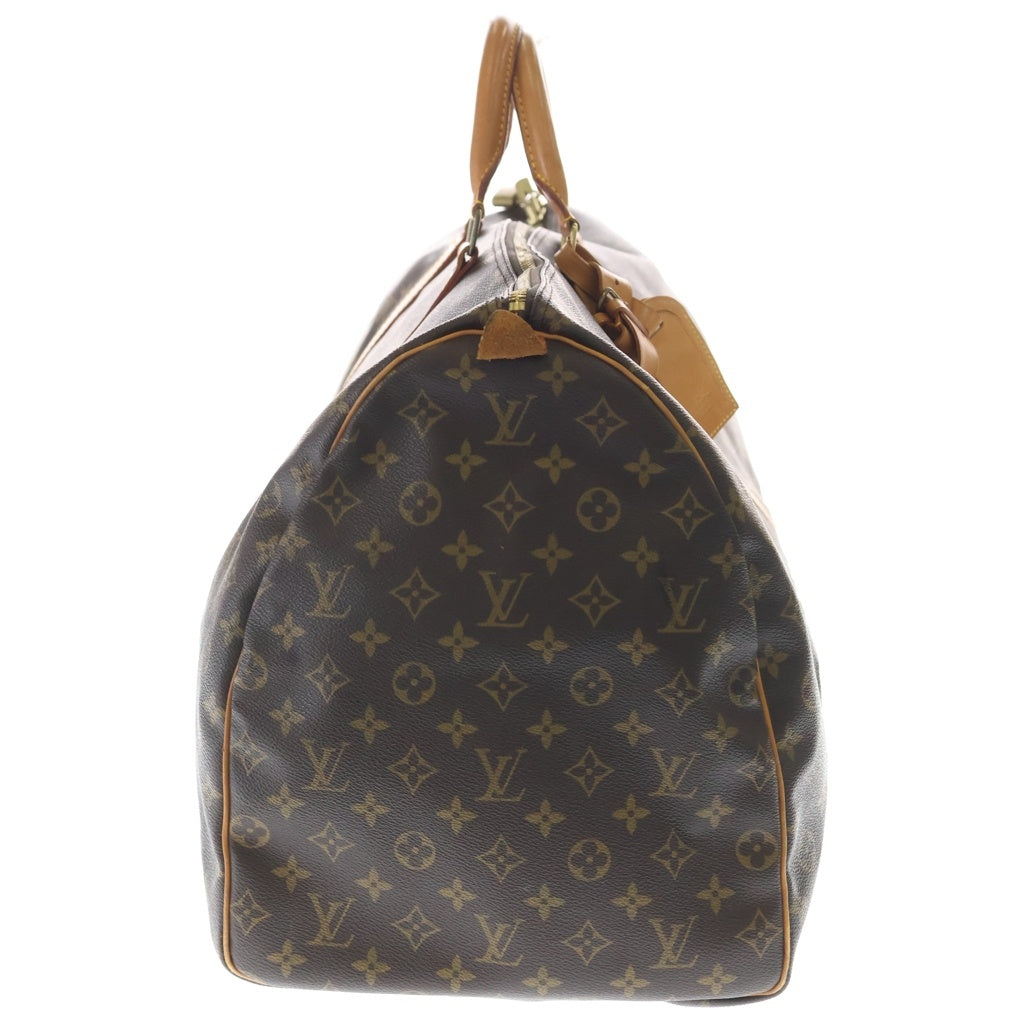 LOUIS VUITTON(ルイヴィトン) モノグラム キーポル・バンドリエール60 トラベルバッグ ボストンバッグ ハンドバッグ ブラウン レザー×PVC M41412 ゴールド金具 レディース
