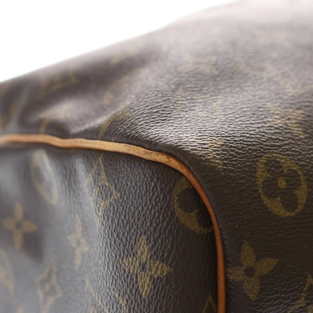 LOUIS VUITTON(ルイヴィトン) モノグラム キーポル・バンドリエール60 トラベルバッグ ボストンバッグ ハンドバッグ ブラウン レザー×PVC M41412 ゴールド金具 レディース