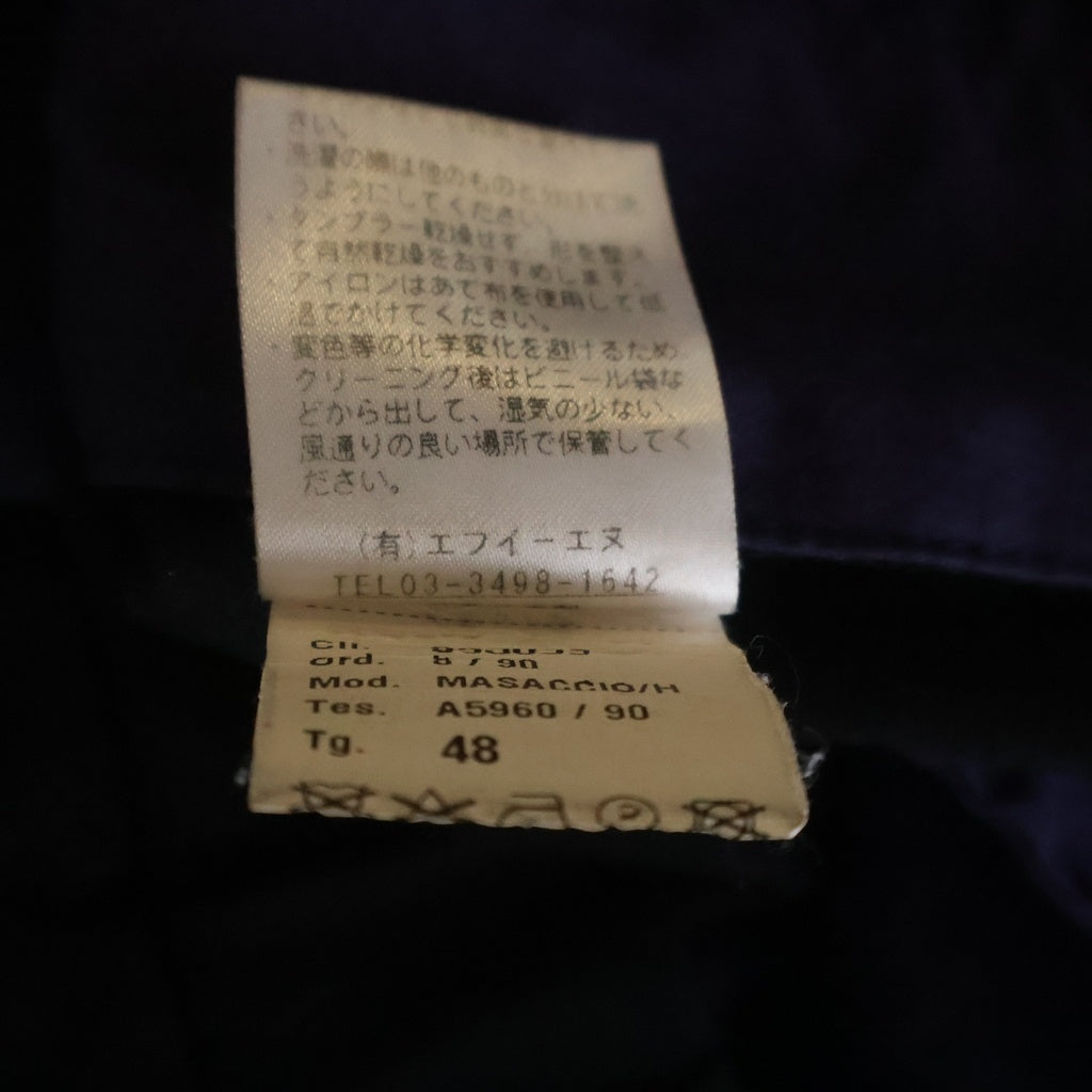 giab's ARCHIVIO(ジャブスアルキヴィオ) ドローコードパンツ ブラック コットン