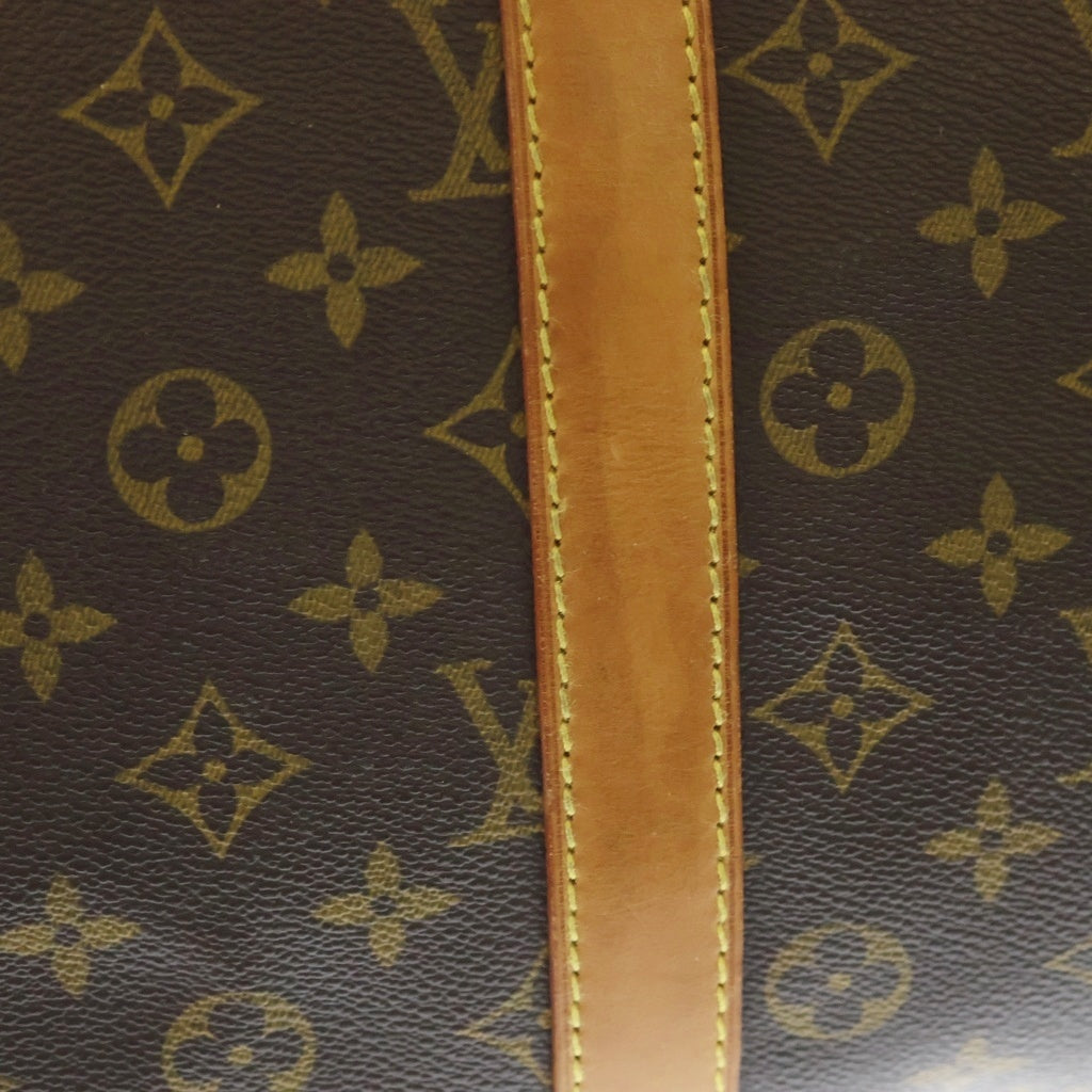 LOUIS VUITTON(ルイヴィトン) モノグラム キーポルバンドリエール55 ハンドバッグ ボストンバッグ トラベルバッグ ショルダーバッグ ブラウン レザー×PVC M41414 ゴールド金具