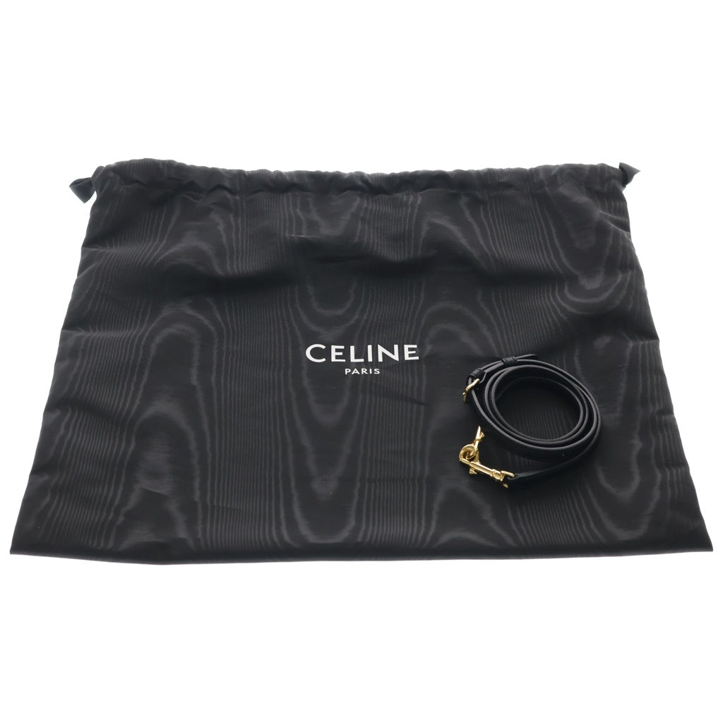 CELINE(セリーヌ) リトル ラゲージ レザー 2WAY ハンド ショルダー バッグ ゴールド金具 ブラック L108J3056.38NO レディース