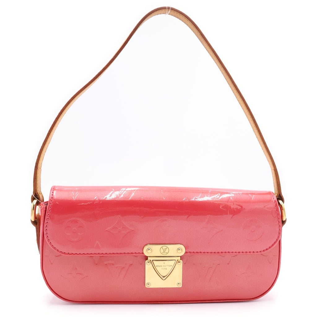 LOUIS VUITTON(ルイヴィトン) ヴェルニ マリブストリート パテントレザー ハンドバッグ ポーチ ピンク M9150F レディース