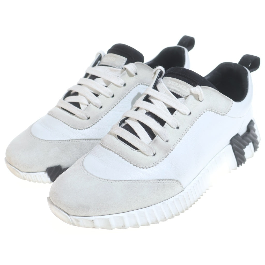 HERMES(エルメス) ローカットスニーカー ホワイト #38 1/2 レディース