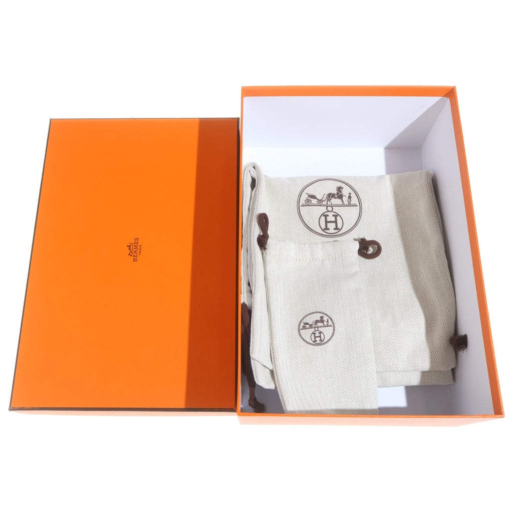 HERMES(エルメス) ローカットスニーカー ホワイト #38 1/2 レディース