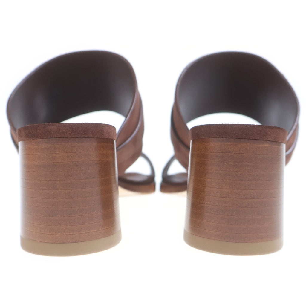 HERMES(エルメス) Kute60 厚底サンダル ブラウン #37 1/2