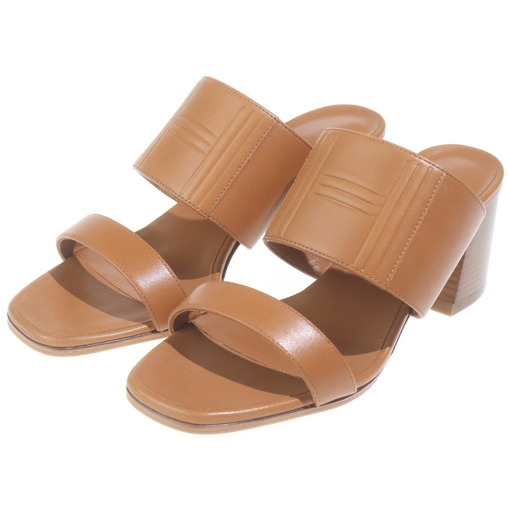 HERMES(エルメス) Kute60 厚底サンダル ブラウン