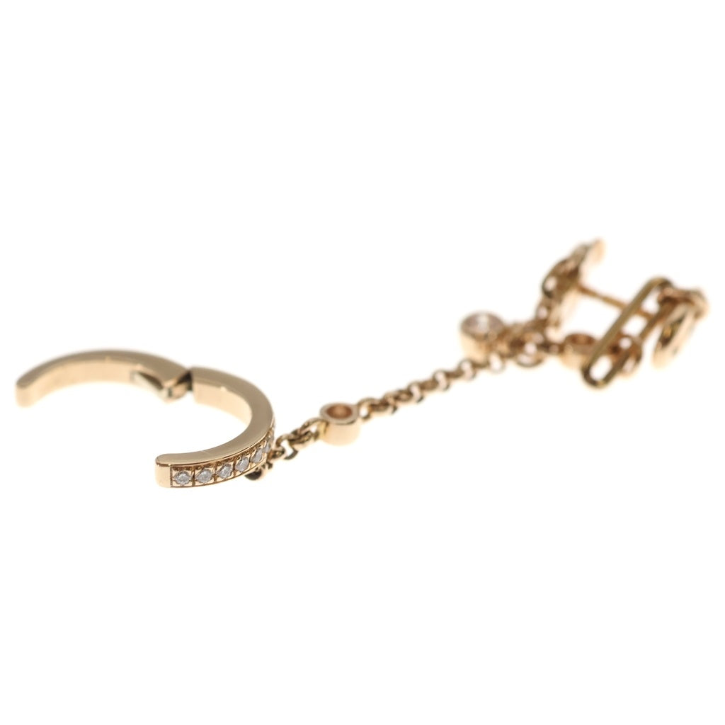 HERMES(エルメス) シェーヌ・ダンクル・カオス ピアス イヤーカフ ピンクゴールド Au750 レディース