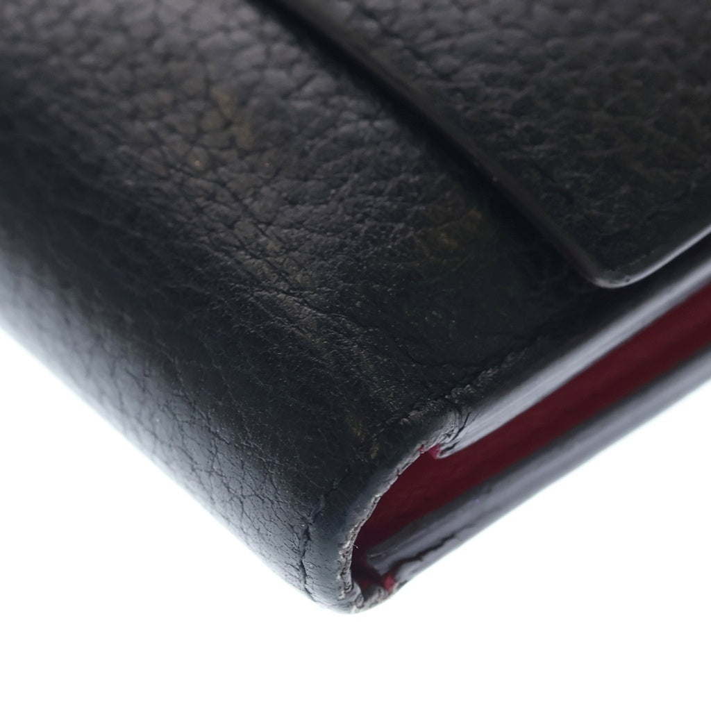 LOUIS VUITTON(ルイヴィトン) ポルトフォイユ カプシーヌ コンパクト レザー ブラック M62157 レディース