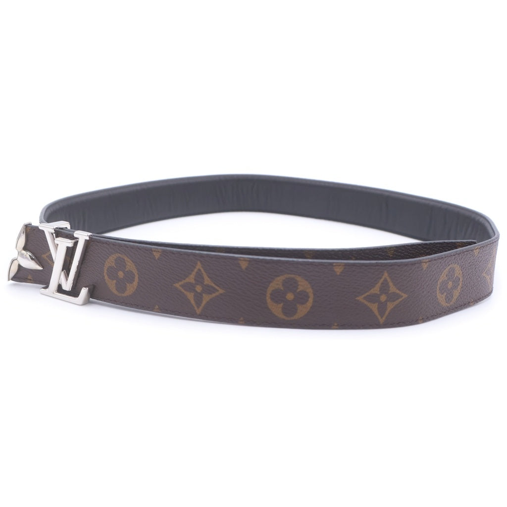 LOUIS VUITTON(ルイヴィトン) プリティ LV リバーシブル ベルト ブラック×ブラウン M8871 シルバー金具