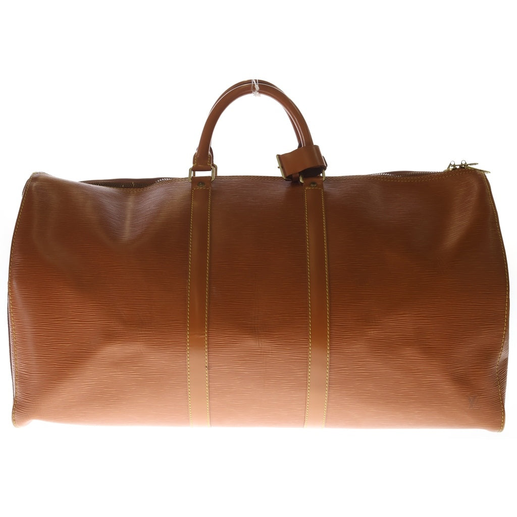 LOUIS VUITTON(ルイヴィトン) エピ キーポル55 レザー ボストンバッグ ブラウン M42958