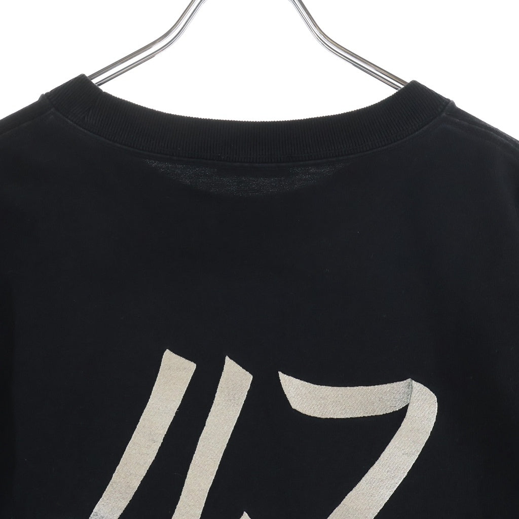 Christian Dior(クリスチャンディオール) ロゴ刺繍 コンパクトジャージー クルーネック 半袖Tシャツ カットソー ブラック 239J659A0554
