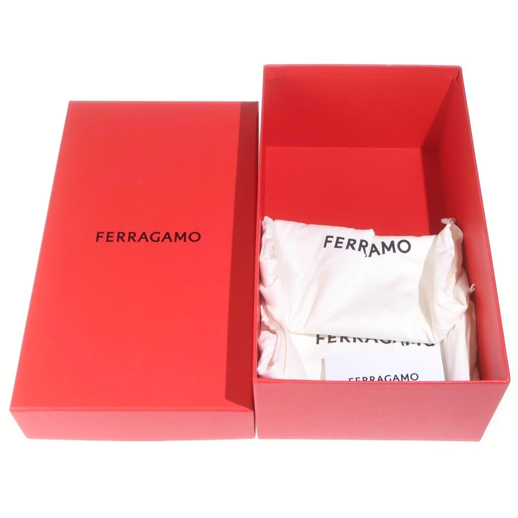 FERRAGAMO(フェラガモ) 千鳥柄 ヒールパンプス ブラウン #7 レディース