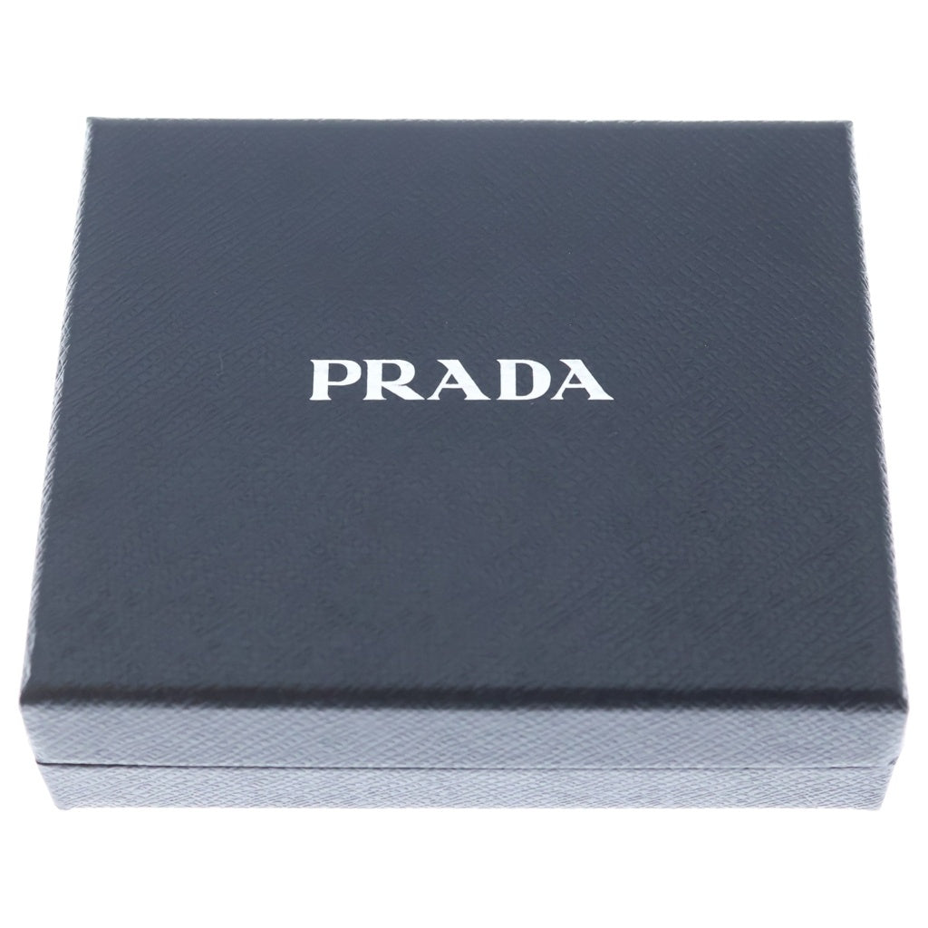 PRADA(プラダ) 二つ折り財布 コンパクトウォレット カードケース ブラック サフィアーノ レザー 2MO738 レディース