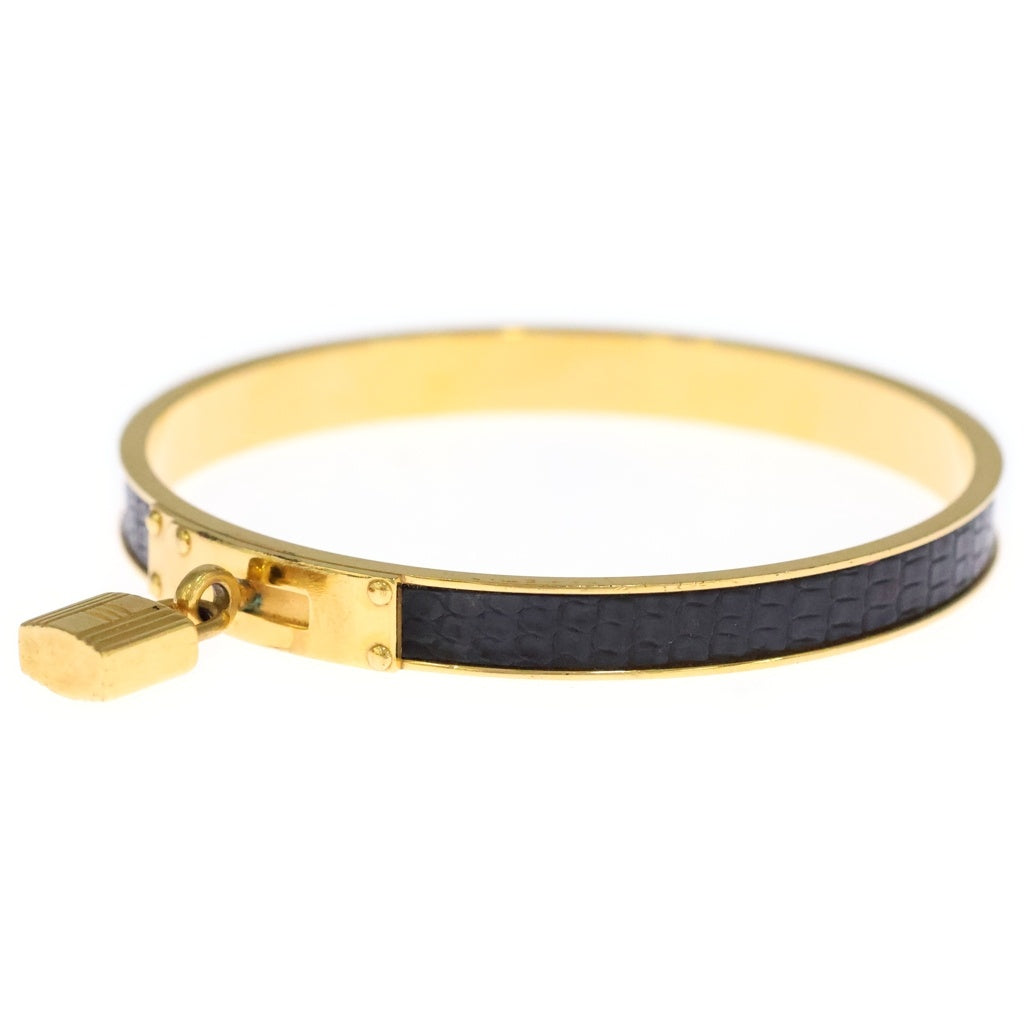 HERMES(エルメス) ケリーバングル ブレスレット ゴールド×ブラック GP