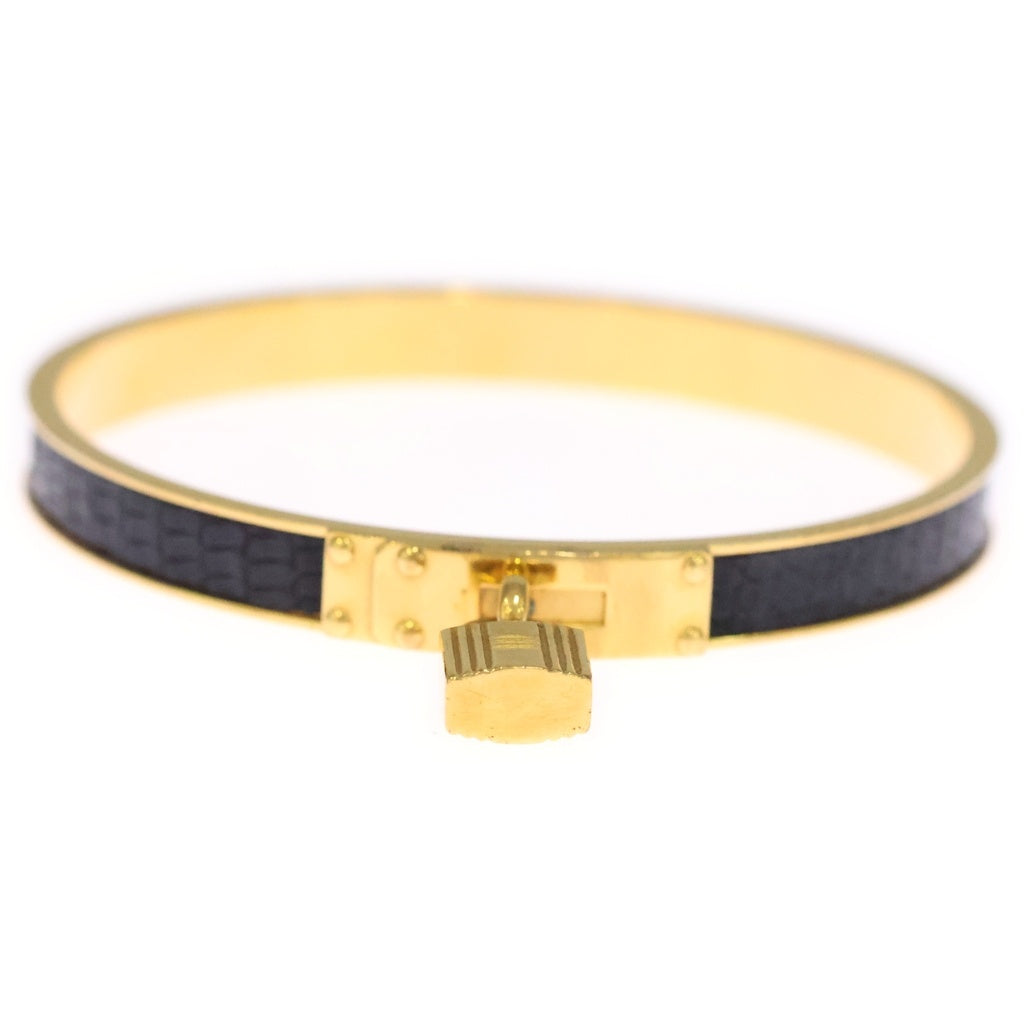 HERMES(エルメス) ケリーバングル ブレスレット ゴールド×ブラック GP