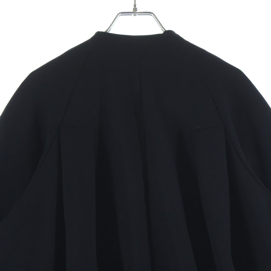 ENFOLD(エンフォルド) 24SS TUCK SOLID-JACKET ジャケット ポリエステル ブラック 300HS230-0710 レディース