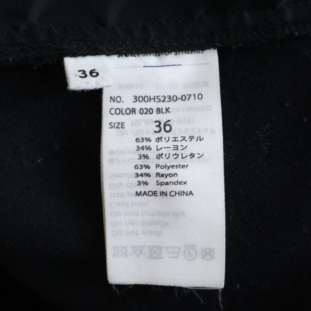 ENFOLD(エンフォルド) 24SS TUCK SOLID-JACKET ジャケット ポリエステル ブラック 300HS230-0710 レディース