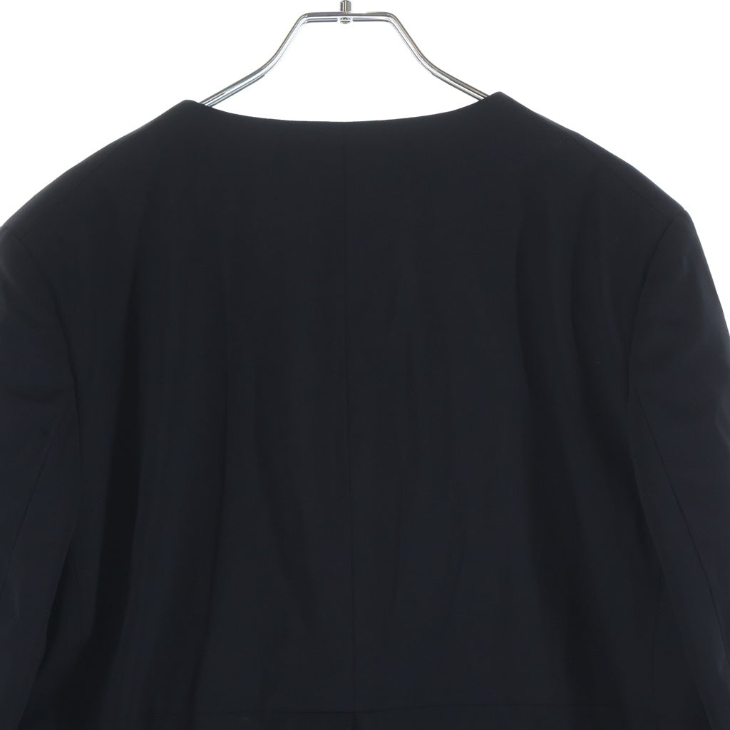 JIL SANDER(ジルサンダー) 1Bノーカラージャケット ウール イタリア製 ブラック JSPK191024 レディース