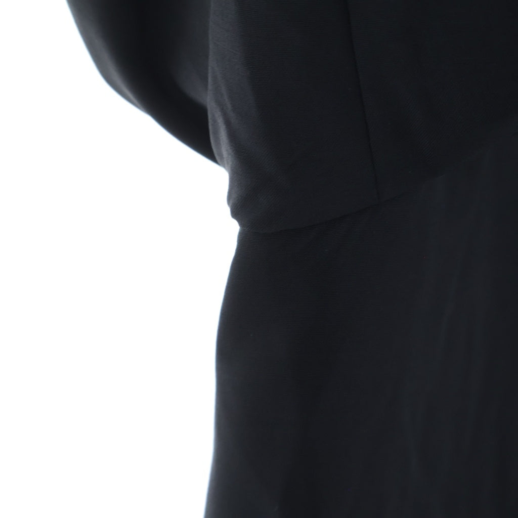 JIL SANDER(ジルサンダー) 1Bノーカラージャケット ウール イタリア製 ブラック JSPK191024 レディース