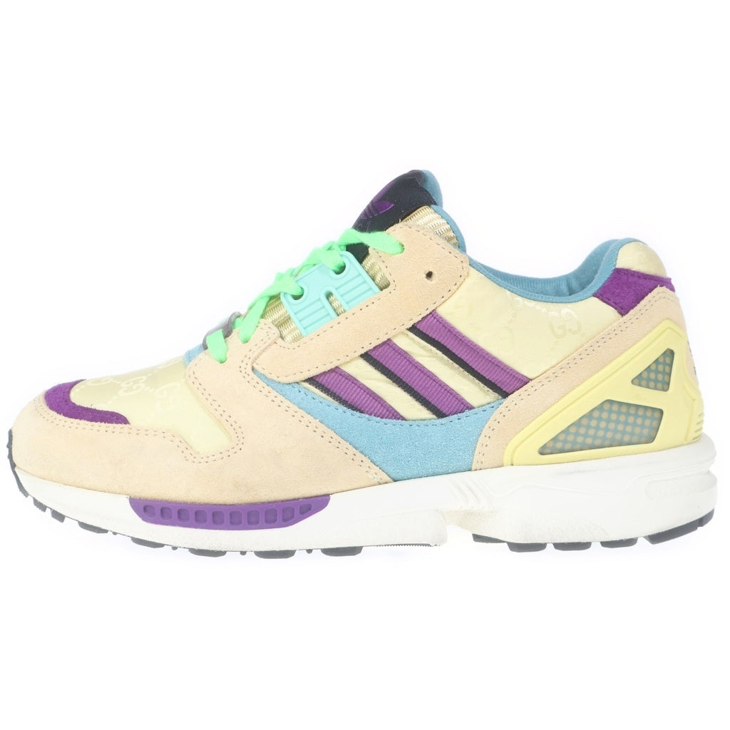 GUCCI(グッチ) x adidas ZX 8000 GGモノグラム ローカットスニーカー シューズ スエード アディダス ベージュ 22.5cm IE2268 レディース