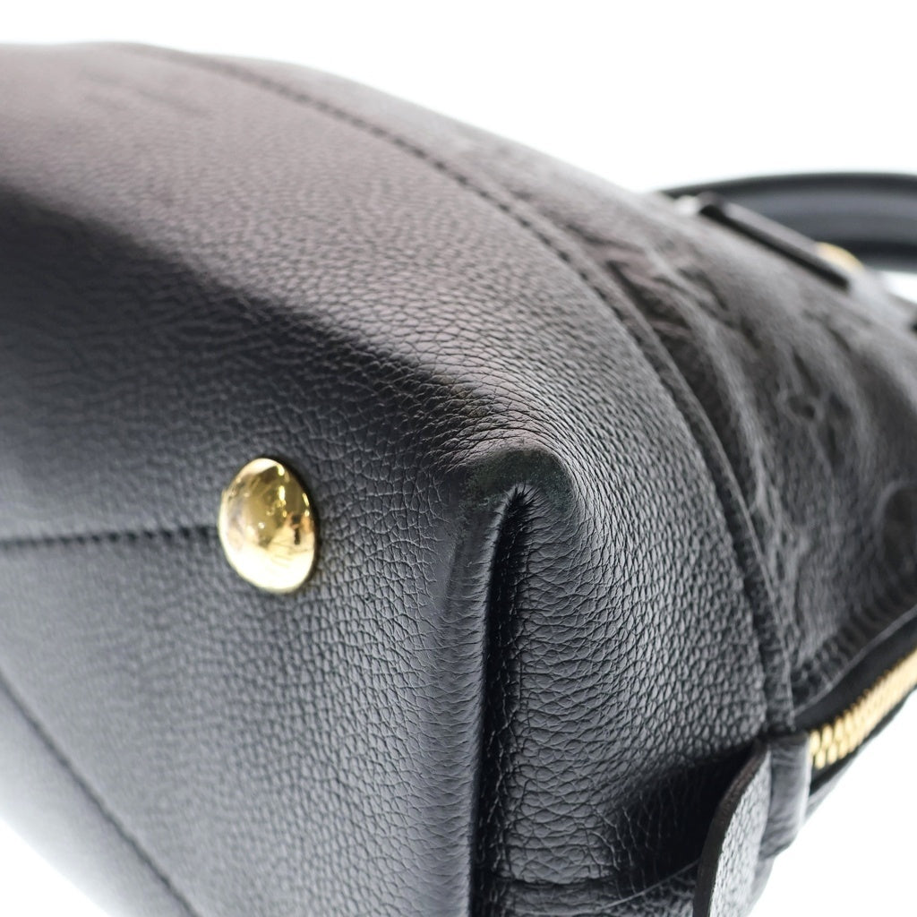 LOUIS VUITTON(ルイヴィトン) モノグラムアンプラント ネオアルマBB 2WAYバッグ ハンドバッグ ショルダーバッグ ブラック レザー M44829 ゴールド金具 レディース