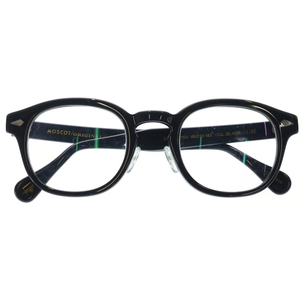 MOSCOT(モスコット) LEMTOSH レムトッシュ 眼鏡 メガネ アイウェア ブラック 度入り