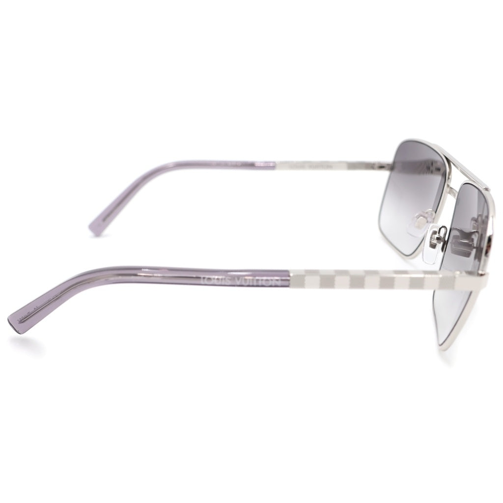 LOUIS VUITTON(ルイヴィトン) サングラス・アティテュード アイウェア メガネ 眼鏡 ダミエ グレー/シルバー Z0260U レディース