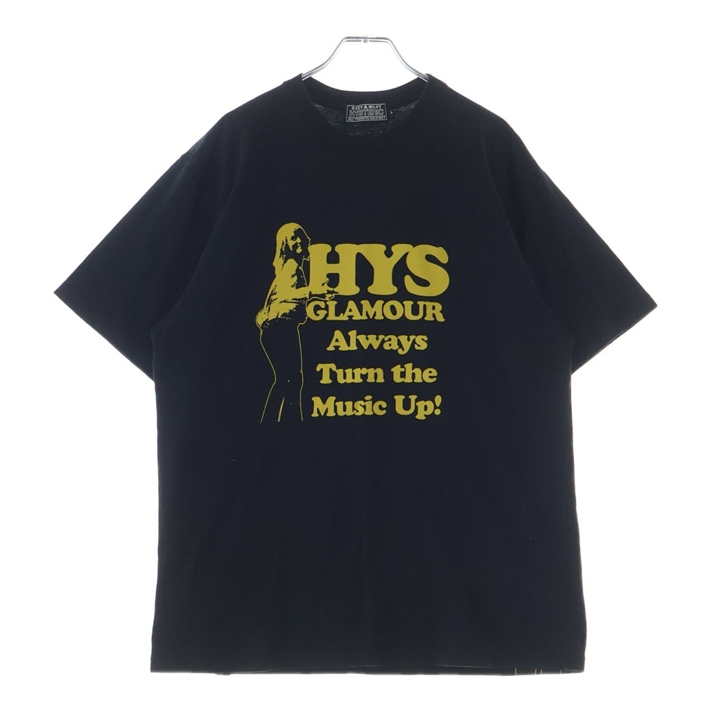HYSTERIC GLAMOUR(ヒステリックグラマー) ■半袖Tシャツ #L 黒