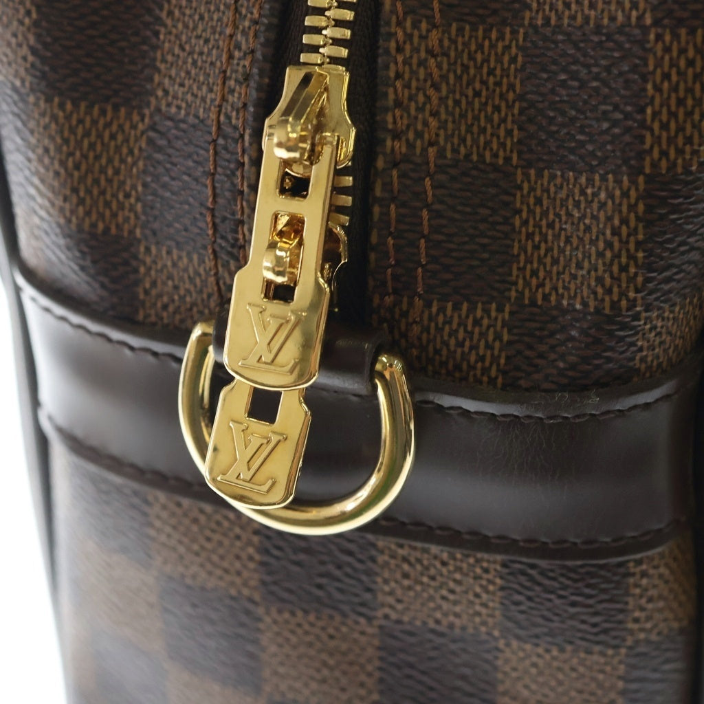 LOUIS VUITTON(ルイヴィトン) ダミエ エべヌ イカール ハンド ショルダーバッグ PVC レザー ブラウン N23252