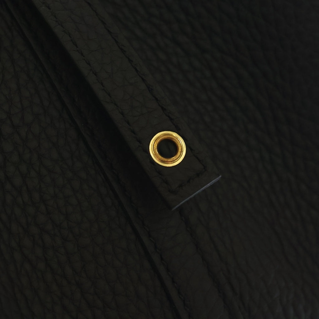 HERMES(エルメス) ピコタンロックMM トリヨンクレマンス ゴールド金具 ハンドバッグ K刻印 ノワール レディース