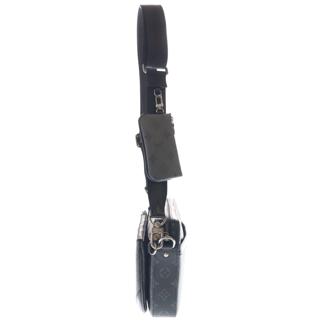 LOUIS VUITTON(ルイヴィトン) モノグラムエクリプス トリオメッセンジャー PVC レザー ショルダーバッグ ブラック M69443
