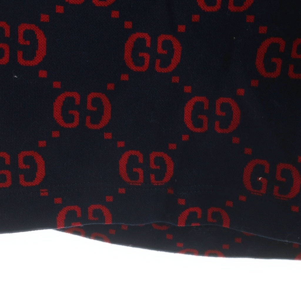 GUCCI(グッチ) GGジャガード ショートパンツ ショーツ ハーフパンツ サイドライン ネイビー/レッド 474632-X9L14