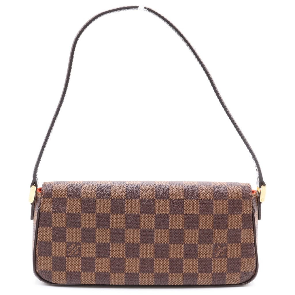 LOUIS VUITTON(ルイヴィトン) ダミエ レコレータ PVC レザー ハンドバッグ ブラウン N51299 レディース