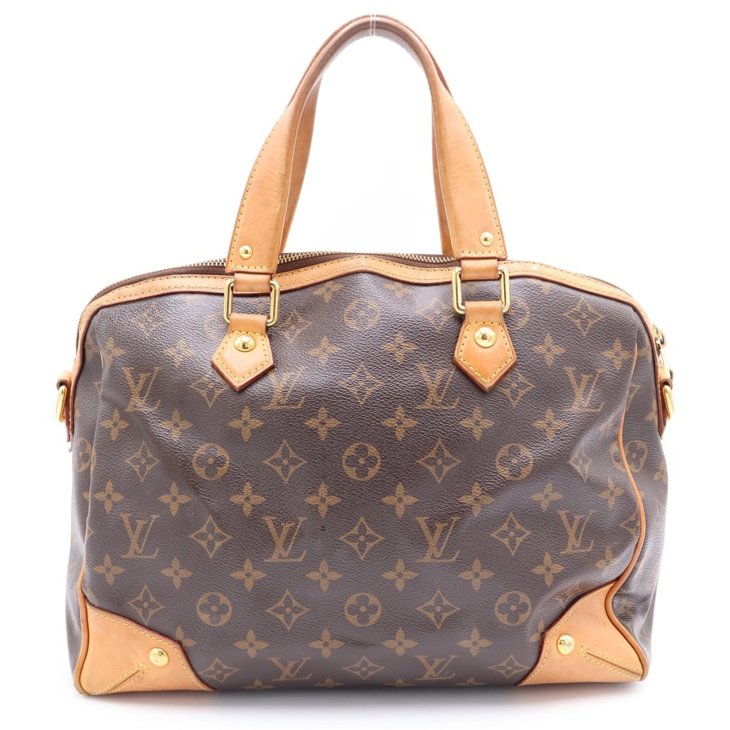LOUIS VUITTON(ルイヴィトン) モノグラム レティーロPM PVC レザー ハンドバッグ ブラウン M40325 レディース