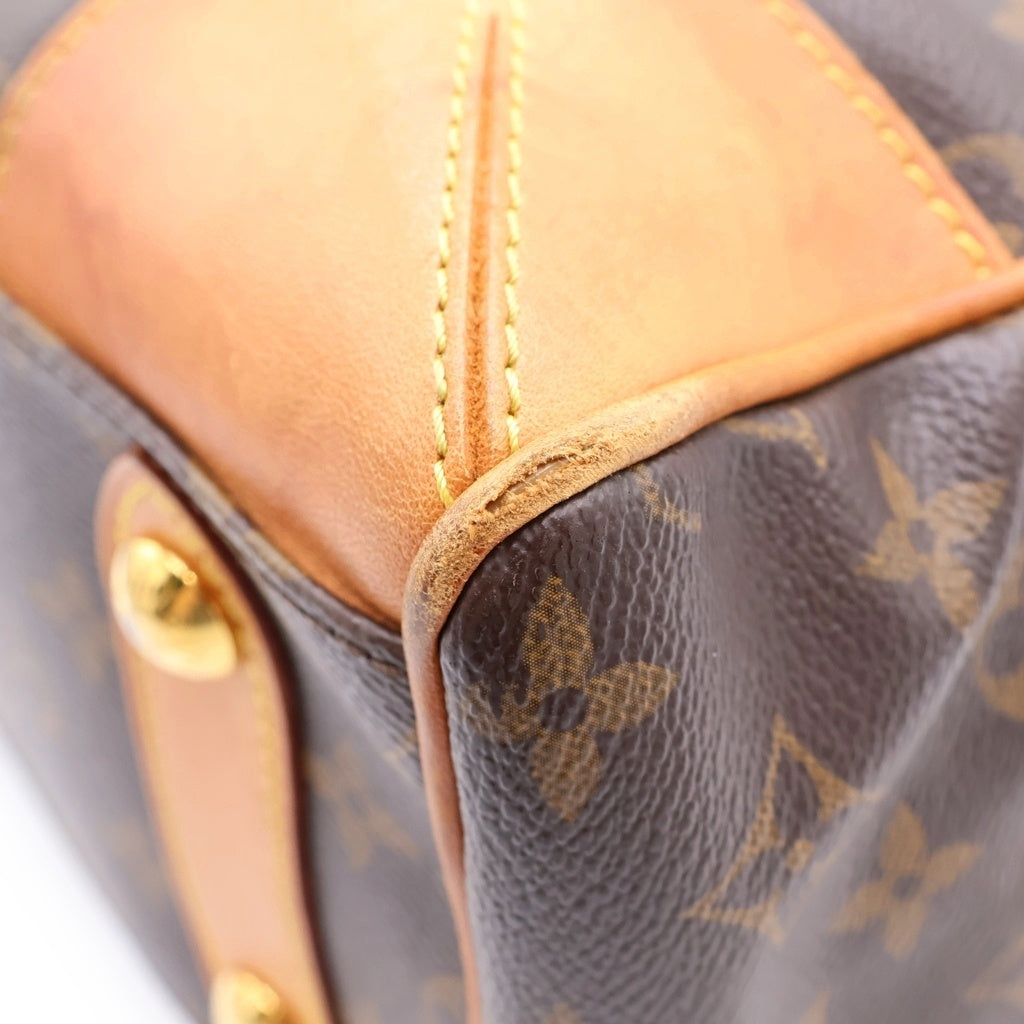 LOUIS VUITTON(ルイヴィトン) モノグラム レティーロPM PVC レザー ハンドバッグ ブラウン M40325 レディース