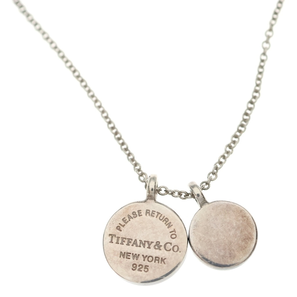 TIFFANY & Co.(ティファニー) リターントゥティファニー ラウンドハートタグペンダント ネックレス チェーン シルバー×ティファニーブルー レディース