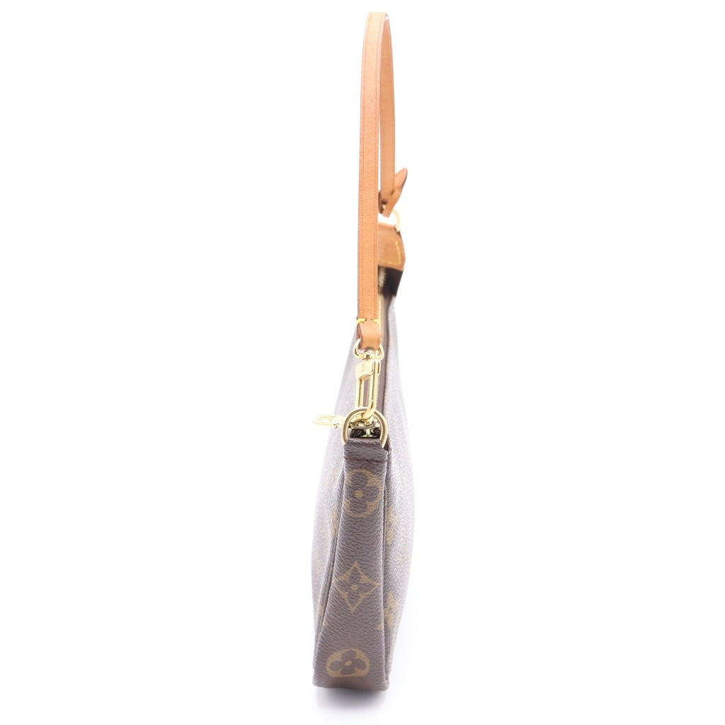 LOUIS VUITTON(ルイヴィトン) モノグラム ポシェットアクセソワール PVC レザー ハンドバッグ ポーチ ブラウン M51980 レディース