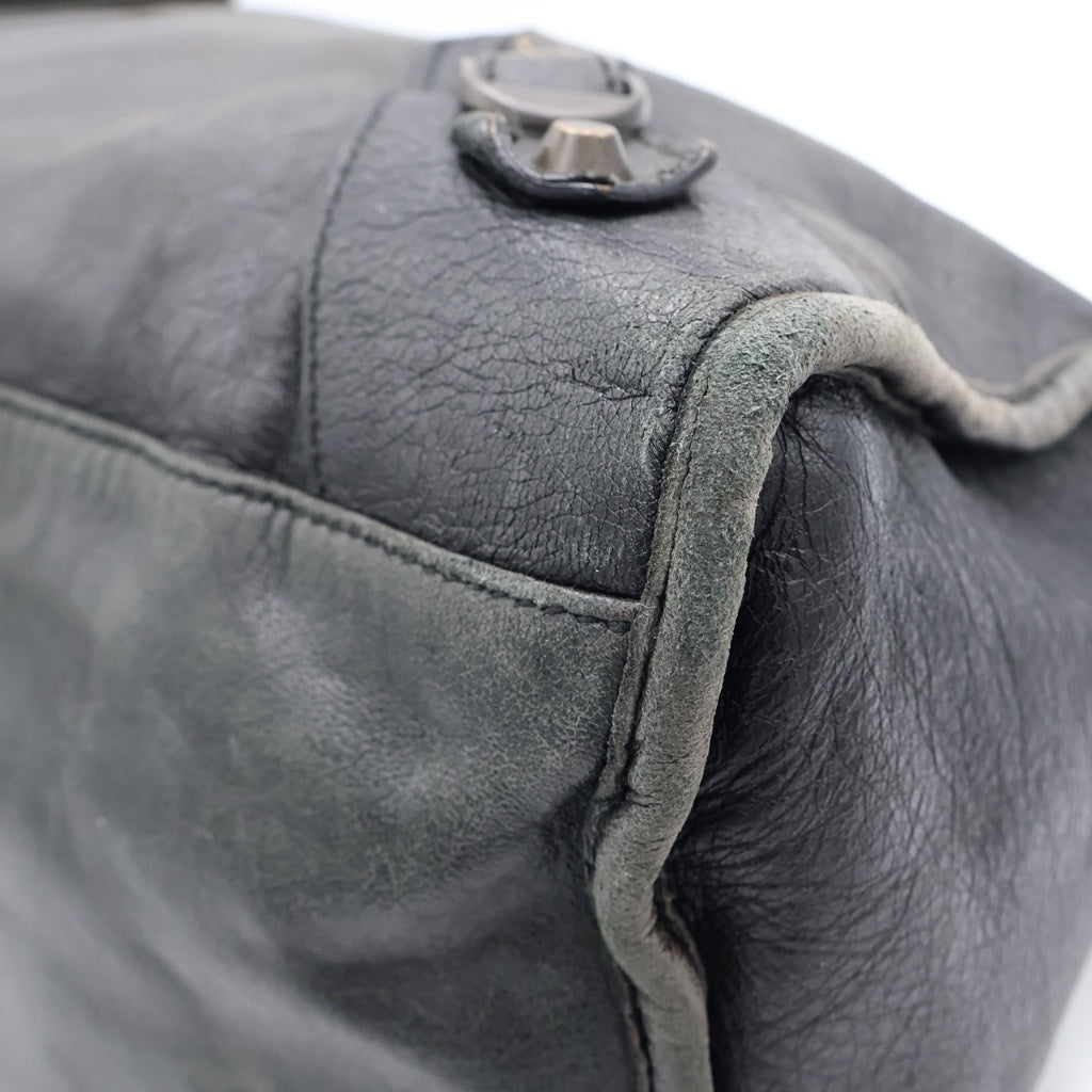 BALENCIAGA(バレンシアガ) エディターズバッグ ザ パートタイム レザー 2WAY ハンドバッグ ショルダーバッグ ブラック 168028 レディース