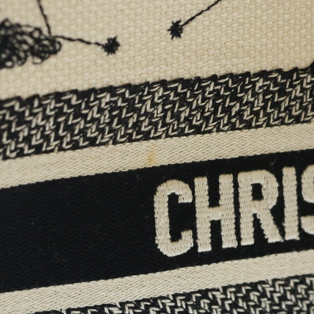 Christian Dior(クリスチャンディオール) BOOK TOTE ブックトート スモール トワル ドゥ ジュイ ハンド トートバッグ アイボリー/ブラック M1265ZRHZ レディース