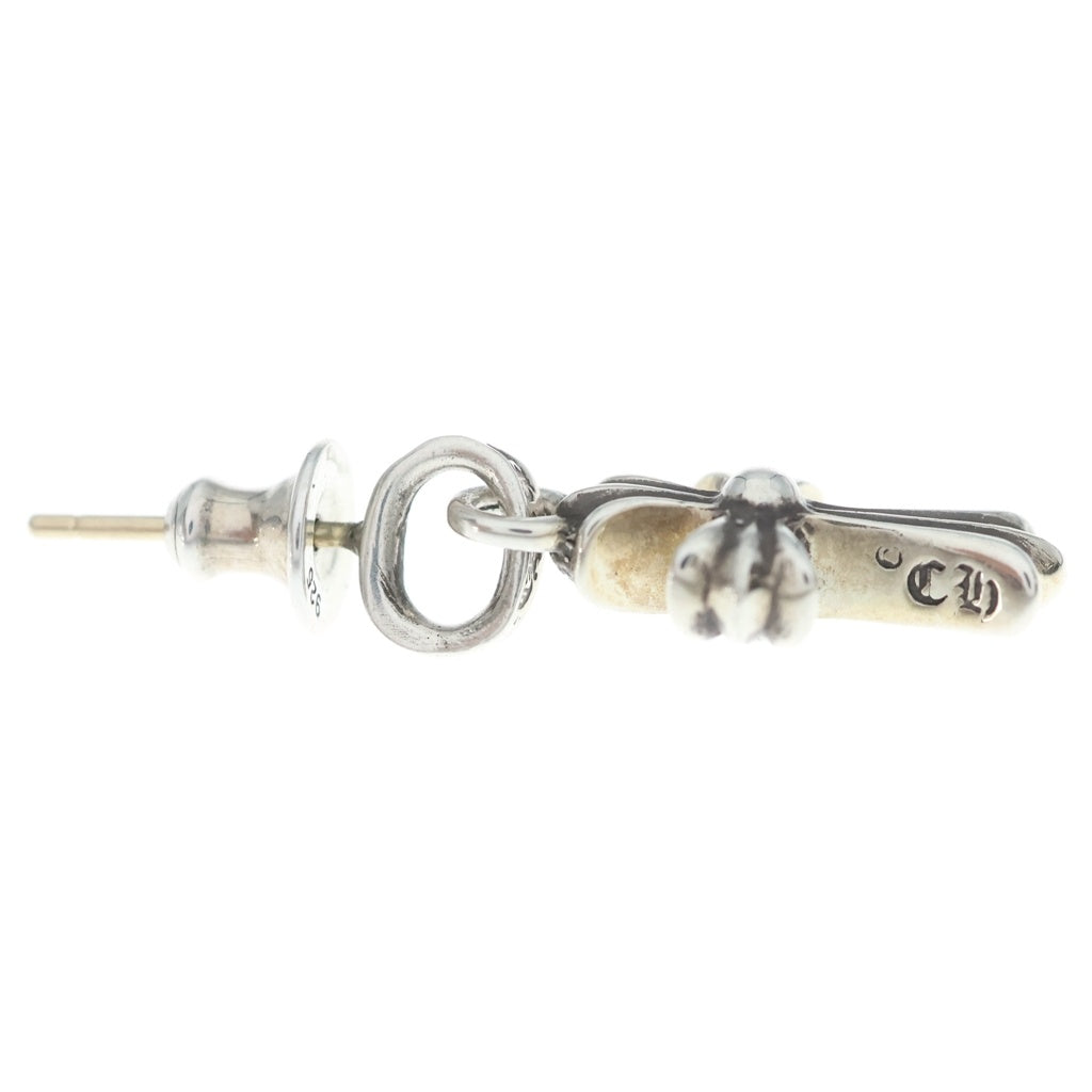 CHROME HEARTS(クロムハーツ) BBY F PPRCHN ベイビーファットクロス ドロップピアス シルバー BCA090