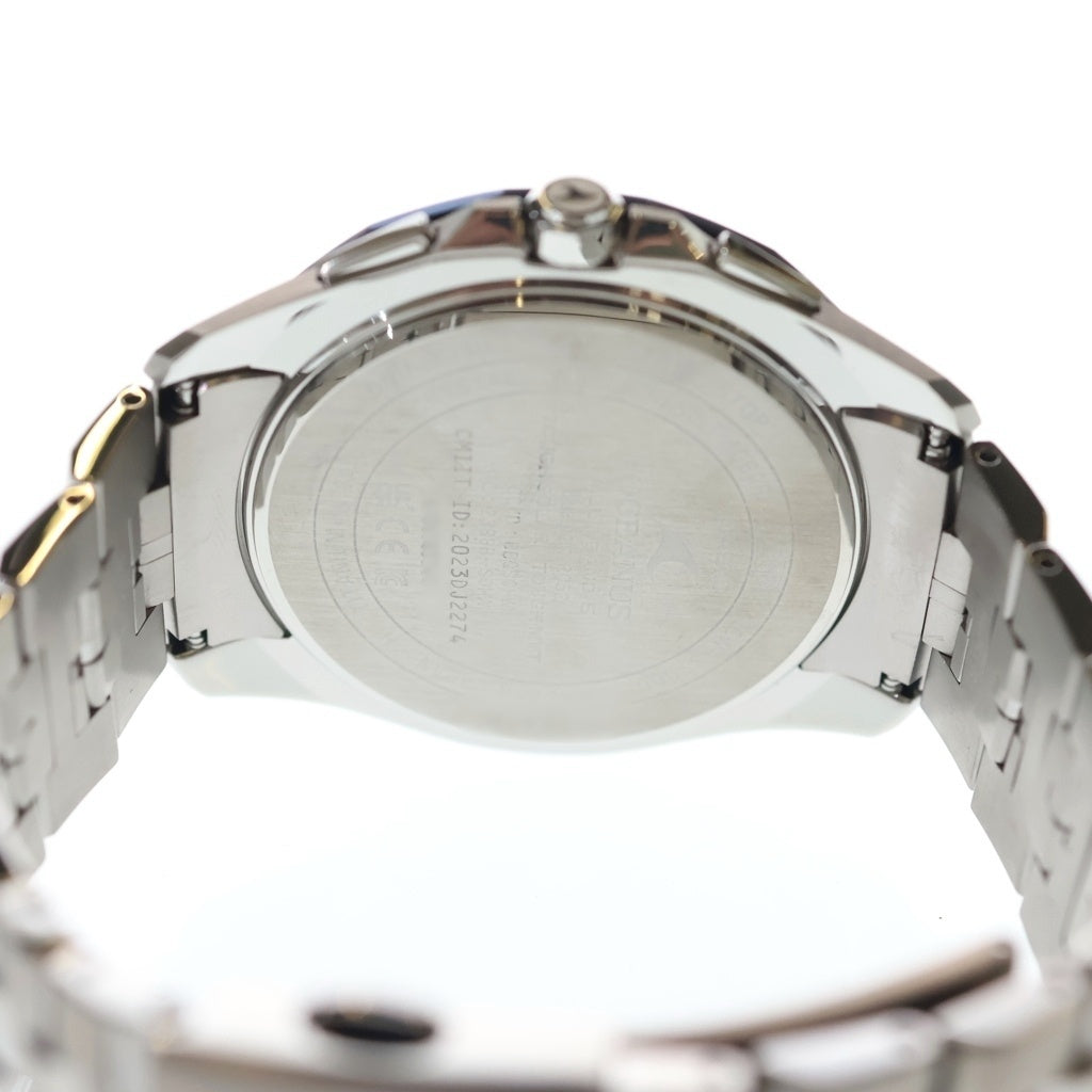 CASIO(カシオ) オシアナス マンタ 黒文字盤 TI/ソーラー電波 チタン 腕時計 OCW-S7000